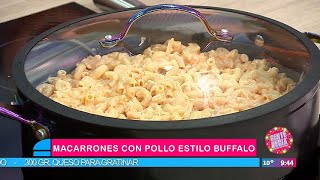 quotMacarrones con pollo estilo buffaloquot de la Chef Reyna Cantú  Gente Regia [upl. by Liagabba]