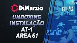 Unboxing instalação DiMarzio set Andy Timmons  Area 61 HSS [upl. by Ppilihp214]