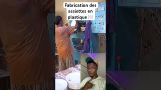 Fabrication des assiettes en plastique 🍽️ [upl. by Bonnibelle934]