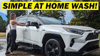 Properly Wash Your Car At Home  How I wash My Toyota RAV4 [upl. by Hamlin515]