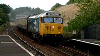 28Aug2005 Whistling Scotsman Railtour Class 50 through Cottingley [upl. by Robi]