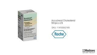 Accutrend Cholesterol Strips x 25 11418262165 [upl. by Meade]