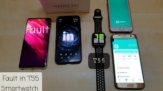 T55 Smartwatch Problem And Solution  T55 Smartwatch  Fitpro [upl. by Zigrang]