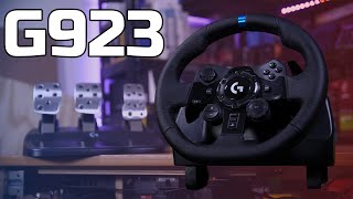 Logitech G923 Racing Wheel Review  TechteamGB [upl. by Anihta]