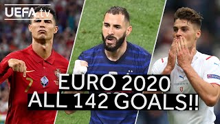 Watch all 142 goals scored at UEFA EURO 2020 [upl. by Tamar]