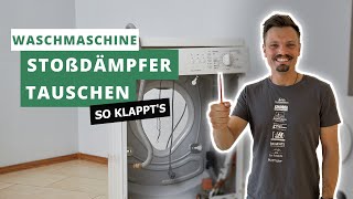 Stoßdämpfer Waschmaschine testen und tauschen  Reparatur Anleitung Schwingungsdämpfer [upl. by Bergh126]