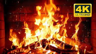 🔥 Cozy Fireplace 4K 12 HOURS Fireplace with Crackling Fire Sounds Crackling Fireplace 4K [upl. by Nuri426]