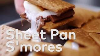 Sheet Pan Smores  Cooking  Tasting Table [upl. by Gwyn448]