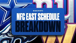 2024 NFL schedule breakdown for EVERY TEAM in the NFC East  CBS Sports [upl. by Nalro]