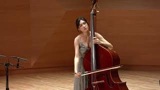 F Schubert Arpeggione Sonata  Jing Yun Wang double bass Recital [upl. by Fablan]