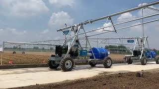 Irritech linear rainger irrigation system [upl. by Cornew]