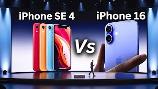 iPhone SE 4 vs iPhone 16  Which One Should You Buy [upl. by Bonina]