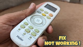 Haier AC Remote Control Non Working Fixed  How to resetunlock Haier air conditioner remote control [upl. by Ettezel]