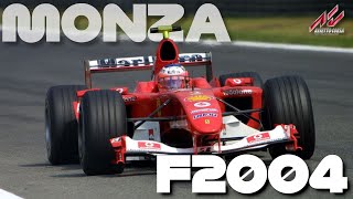 F1 Onboard F2004 at MONZA Assetto Corsa [upl. by Aniraz182]