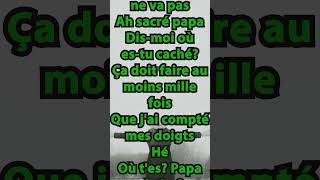 Stromae  papaoutai  Lyrics Scrolling [upl. by Dita]