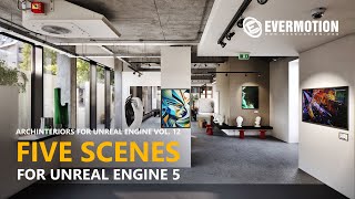 Virtual Art Galleries and Museums  Archinteriors for Unreal Engine vol 12 [upl. by Heady337]