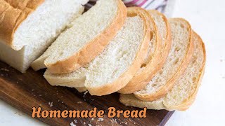 Homemade Bread Recipe  Easy and Quick Plain Bread Recipe [upl. by Moscow]