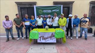 INAUGURAN EL PRIMER TORNEO DE FÚTBOL INTERCOLONIAS EN EL TRADICIONAL BARRIO MÁGICO DE TLAXCALA [upl. by Oiznun]