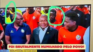 NYUSI HUMILHADO NO ESTÁDIO DO ZIMPETO A POPULAÇÃO NÃO PARAVA DE GRITAR O NOME DE VENANCIO MONDLIN [upl. by Noirret]