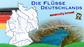 Flüsse in Deutschland lernen [upl. by Ihp724]