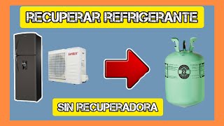 Recuperación de gas refrigerante [upl. by Cowden242]