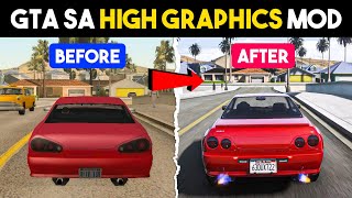 GTA San Andreas High Graphics Mod For Low End PC 1GB RAM [upl. by Suiluj432]