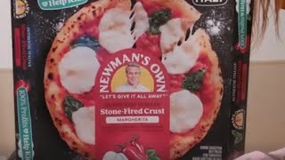 Newmans Own Margherita Stone Fired Crust Pizza [upl. by Lamphere]