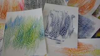 Dendritic Monoprinting [upl. by Nitsug]