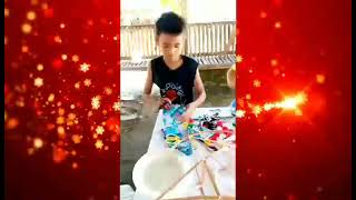 Christmas Lantern Parol Making Contest Entry 1 Jhon Ryinz Cancio [upl. by Hunley]