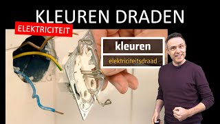 natuurkunde uitleg ELEKTRICITEIT KLEUREN DRADEN [upl. by Anade528]