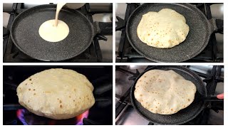 10 Minutes Recipe  The Perfect Roti Phulka Chapati   No knead  No Rolling 🙂 [upl. by Irrehc]