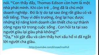 Dạy con làm giàu Tập 11 Trường dạy kinh doanh cho những người thích giúp đỡ người khác [upl. by Chancey]