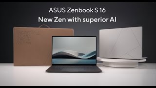 ASUS Zenbook S 16 UM5606 Unboxing Video  New Zen with superior AI [upl. by Jez]