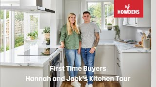 Howdens Budget Kitchen Makeover with First Time Buyers Hannah and Jack [upl. by Darahs]