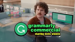 Grammarly Commercial Starring Scott Watson  Blow Your Workload Out of the Water commercial [upl. by Wolsky]