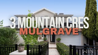 Property Video  3 Mountain Crescent Mulgrave with Vivienne Zhang [upl. by Aihsram627]