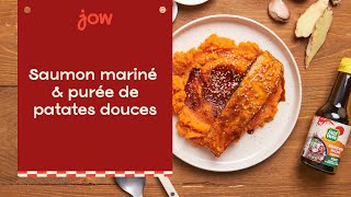 Recette du Saumon mariné amp purée de patate douce [upl. by Shotton]