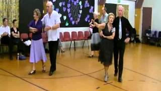 Ambleside Saunter Sequence Dance Demonstration and Walkthrough [upl. by Mayeda413]