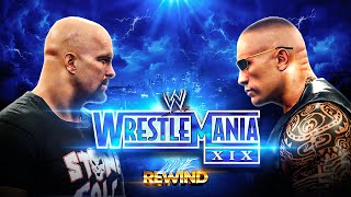 WWE 2K24 I WrestleMania XIX I The Rock Vs Stone Cold III Crack Addict Promo [upl. by Hamann383]