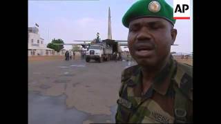 Nigerian troops arrive in Sudan [upl. by Neraa741]