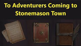 To Adventurers Coming to Stonemason Town  192 Ornate Coin  Throne And Liberty Collection [upl. by Hartmunn779]