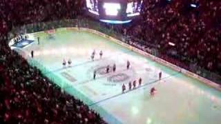 Canadiens vs Carolina Hymne Canadien [upl. by Ahsein]