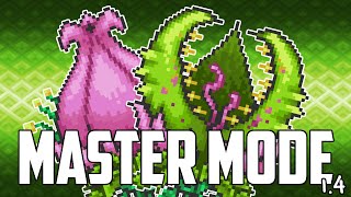 Terraria 14 PLANTERA amp PLANTERA SEEDLING Master Mode [upl. by Celin881]