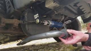 Front AntiSway Bar Upgrade on RV [upl. by Datha]