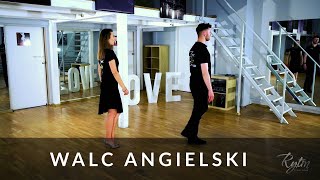 Walc Angielski  Podstawy  Lekcja Tańca  Studio Tańca Rytm  English Waltz tutorial in Polish [upl. by Asyram]