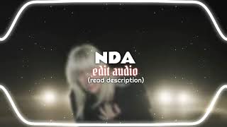 NDA  EDIT AUDIO [upl. by Lawlor]