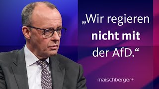 Was plant die CDU für Deutschland Kanzlerkandidat Friedrich Merz im Gespräch  maischberger [upl. by Chadwick]