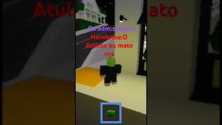 ROBLOXOs Adms correndo do Herobrine💀 roblox meme bloxfruits shorts Arthurpvh [upl. by Arok]