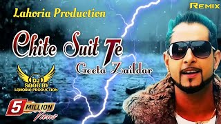 Chite Suit Te   Remix  Geeta Zaildar  Saab Music  trending viral punjabisong oldisgold [upl. by Pam]