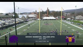 Football Williams vs Amherst 2022 [upl. by Trela]